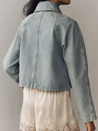 Battle On The Beach S05 Sarah Baeumler Denim Crop Jacket
