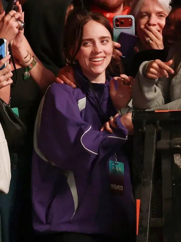 Coachella 2026 Billie Eilish Purple Jacket