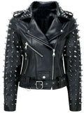 Billie-Eilish-Studded-Black-Studde-Leather-Jacket
