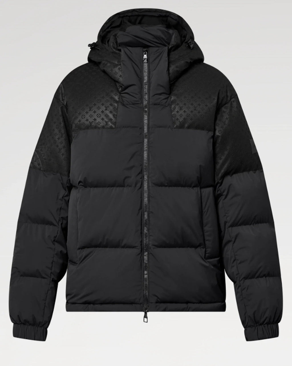Black-Louis-Vuitton-Puffer-Jacket