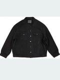Black Balenciaga Denim Jacket