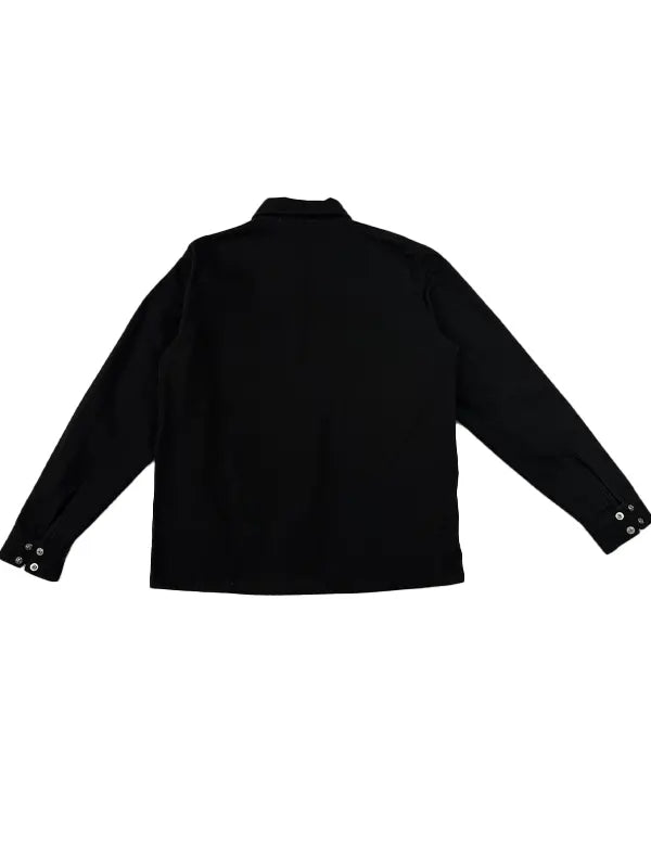 Black Chrome Heart Denim Jacket