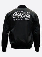 Black Coca Cola Bomber Jacket