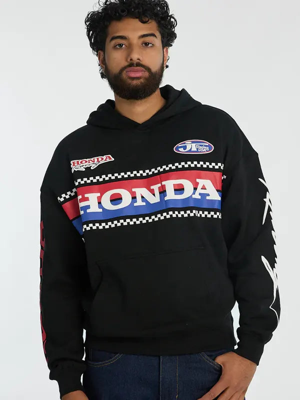 Black Honda Racing Hoodie