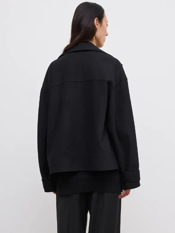House Of Dagmar Aviator Wool Jacket