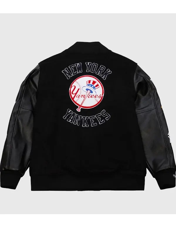 Black MLB Varsity Jacket