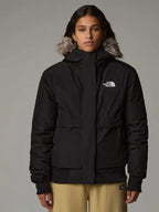 Black North Face Bomber Jacket Womens