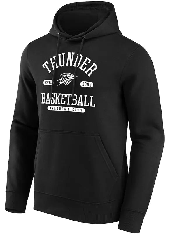 Black Okc Thunder Hoodie
