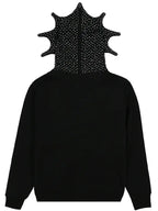 Black Rhinestone Glo Gang Hoodie