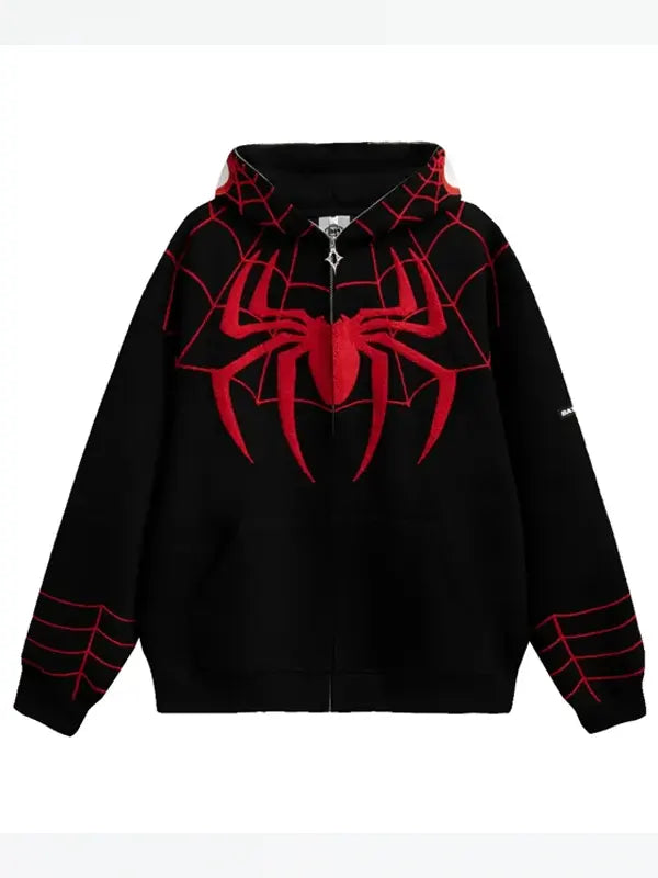 Black Spiderman Hoodie