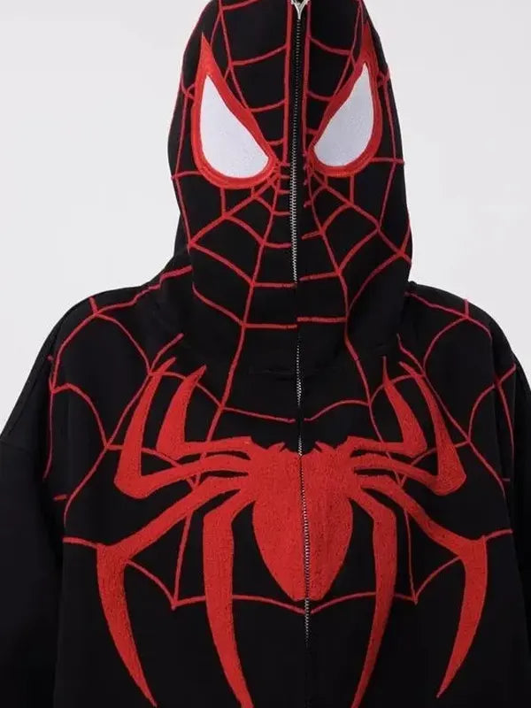 Black Spiderman Hoodie
