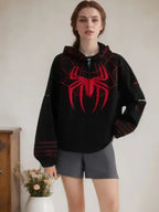 Black Spiderman Hoodie