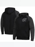 Black Wisconsin Badgers Hoodie