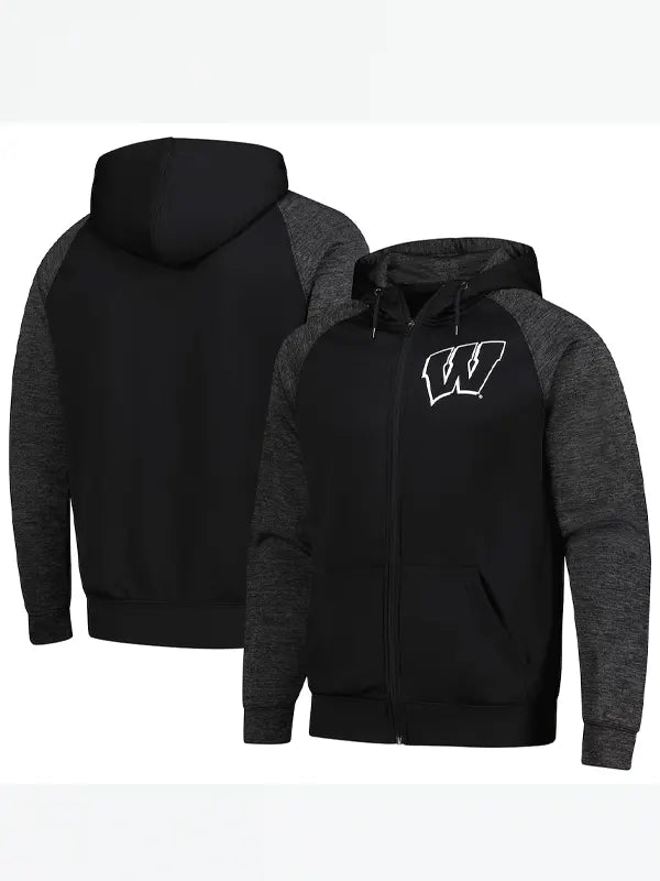 Black Wisconsin Badgers Hoodie