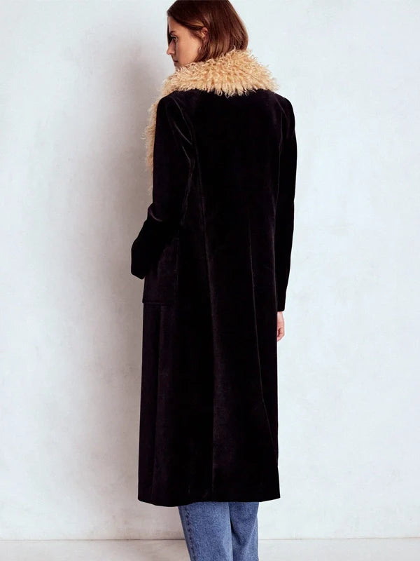 Boden-women-fur-tipped-coat-black