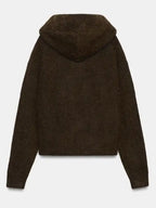 Zara Bow Hoodie Cardigan