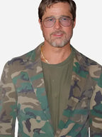 Brad Pitt Heart Of The Beast Premiere Military Suit