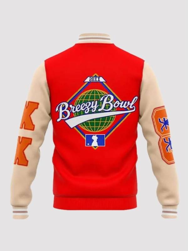 Chris Brown Breezy Bowl Letterman Jacket