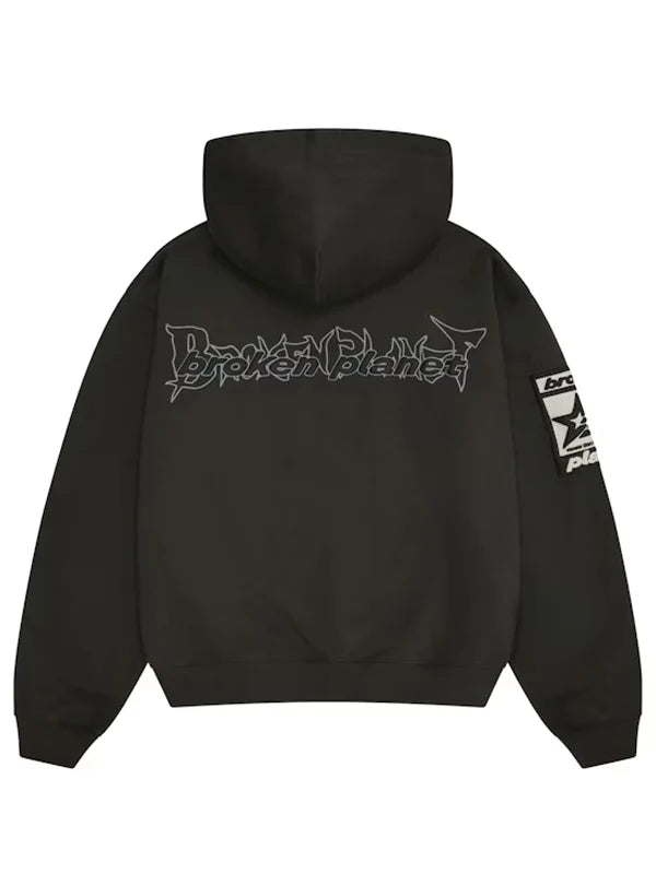 Broken-Planet-Beware-Black-Hoodie-Unisex