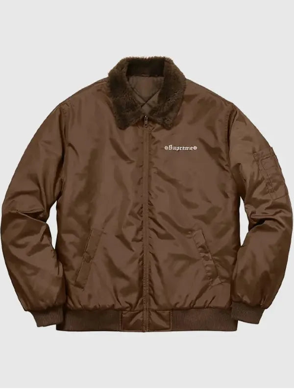 Brown Supreme Bomber Jacket