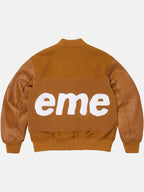 Brown Supreme Varsity Jacket