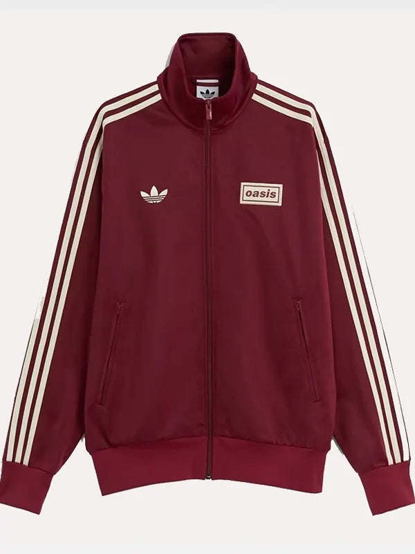 Burgundy Adidas Oasis Jacket