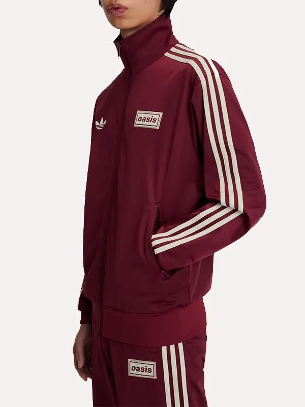 Burgundy Adidas Oasis Jacket