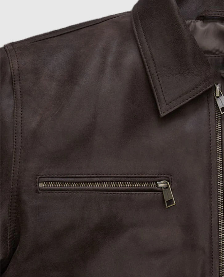 Buy Sam Worthington Leather Jacket