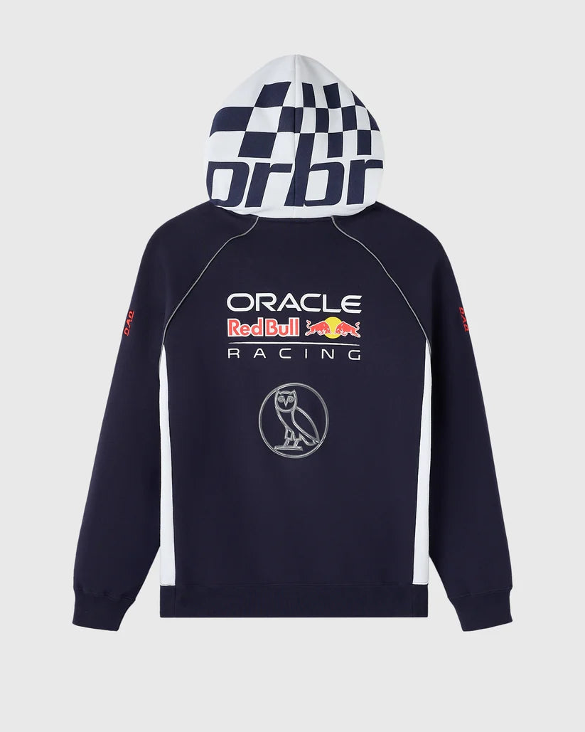 Navy Vintage Red Bull Big Logo Racing Hoodie