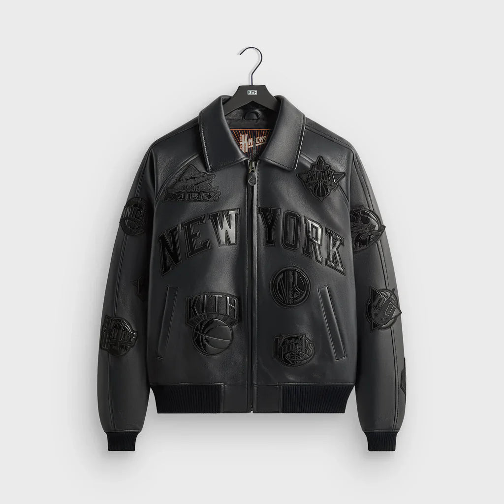 Kith Knicks Leather Jacket