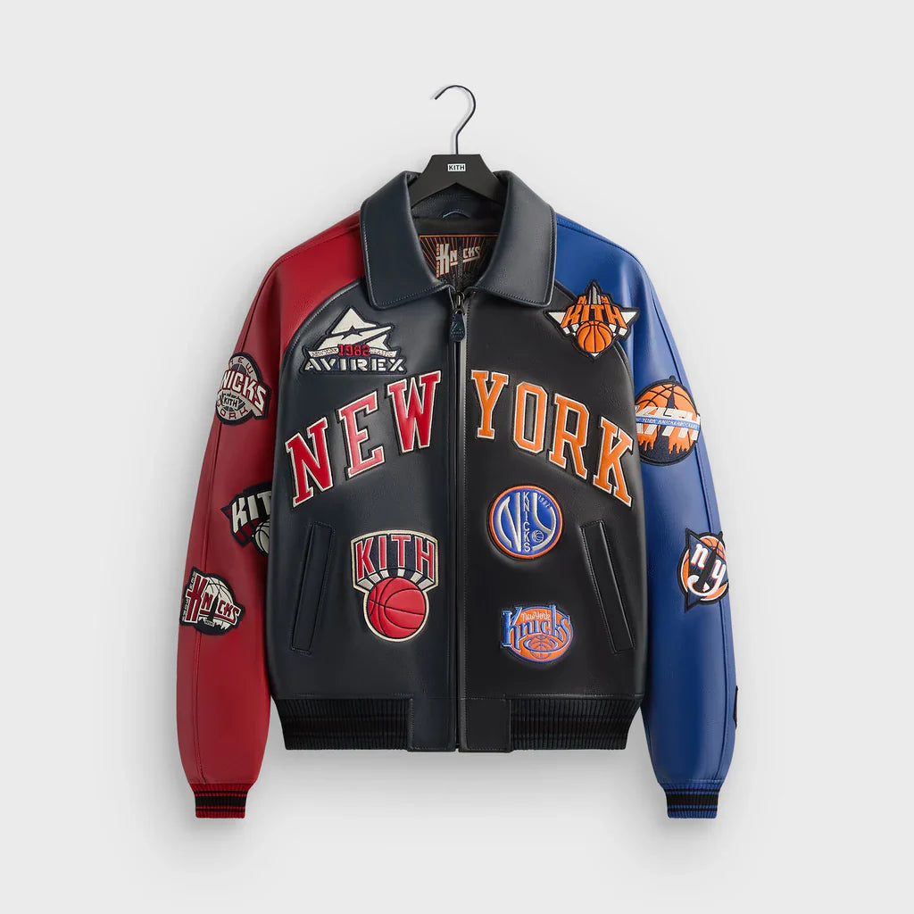 Kith Knicks Leather Jacket