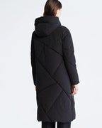 Meghan Markle Calvin Klein Quilted Maxi Puffer Jacket