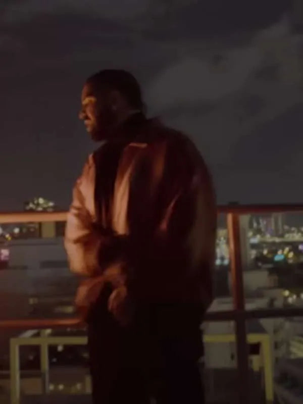 Drake Polar Opposites Red Leather Jacket