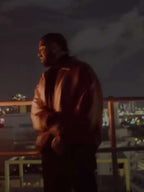 Drake Polar Opposites Red Leather Jacket