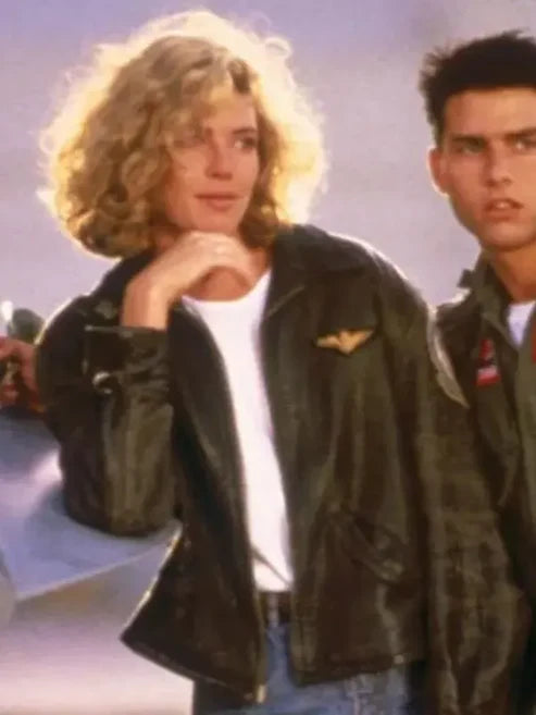 Charlie Kelly McGillis Top Gun Jacket