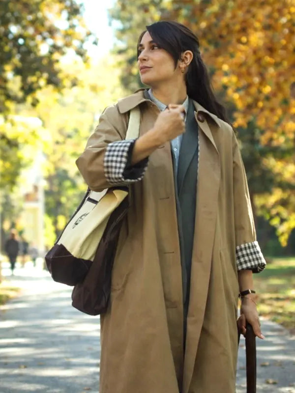 Charly Clive Rooster S01 Brown Cotton Coat