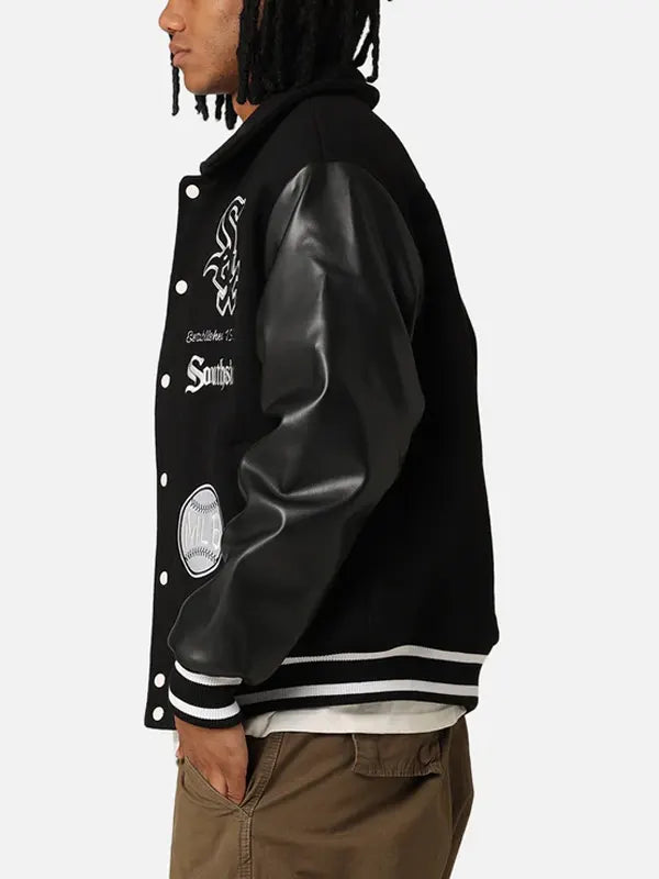 Chicago White Sox City Pu Melton Letterman Jacket