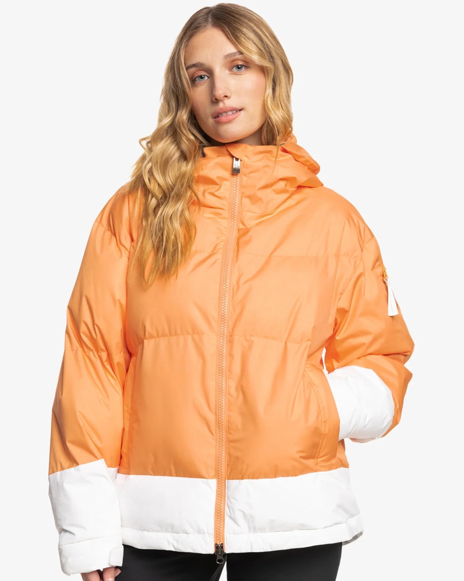 Chloe-Kim-Roxy-Snowboard-Jacket-Orange