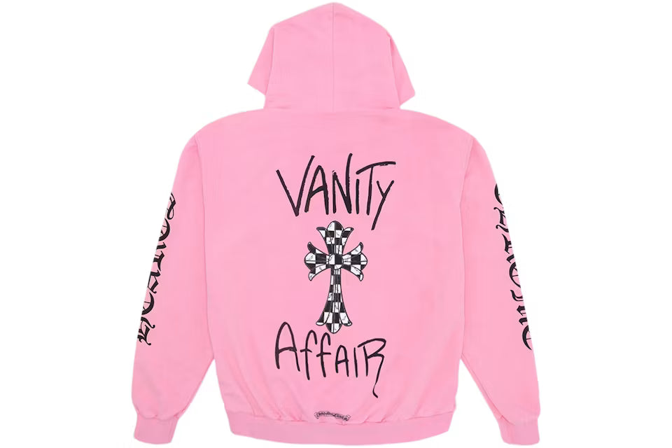 Chrome Hearts Hoodie Pink - Printed