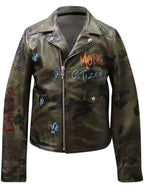Chrome Hearts Camo Leather Jacket
