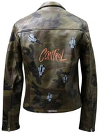 Chrome Hearts Camo Leather Jacket
