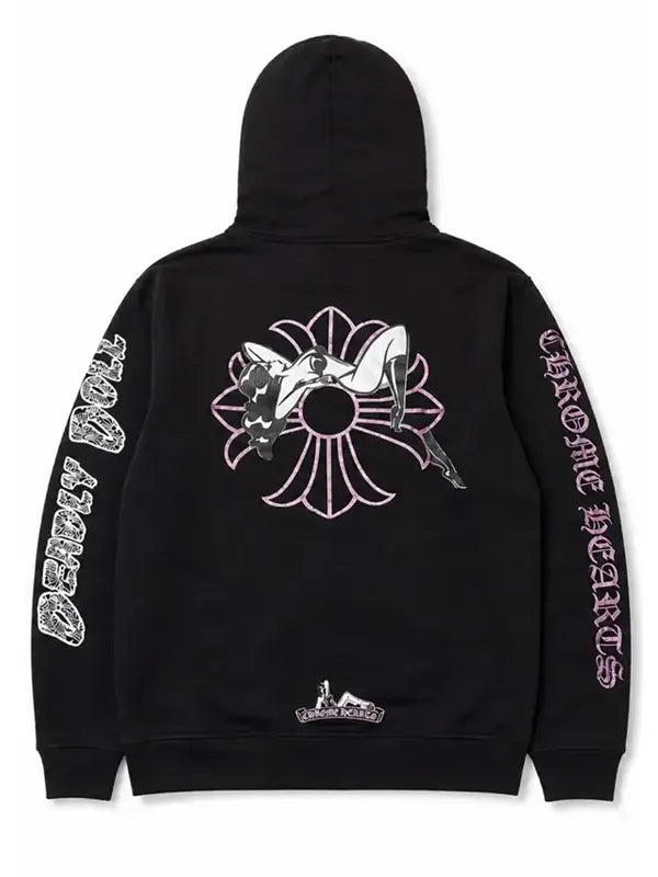 Chrome Hearts Deadly Doll Hoodie Black