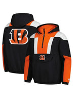 Cincinnati Bengals Starter Charger Half-Zip Jacket