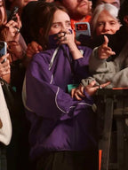 Coachella 2026 Billie Eilish Purple Jacket