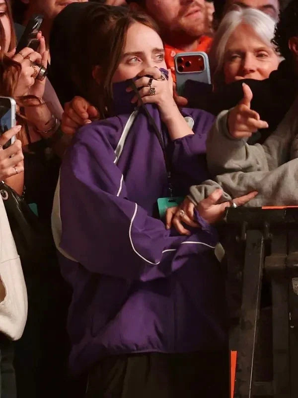 Coachella 2026 Billie Eilish Purple Jacket
