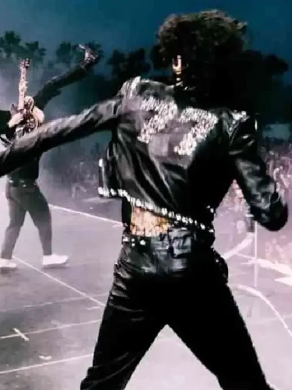 Coachella 2026 Sombr Black Leather Jacket