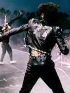 Coachella 2026 Sombr Black Leather Jacket