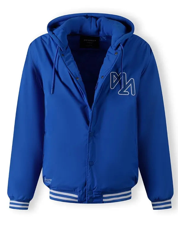 Cobalt Blue Hooded Jacket