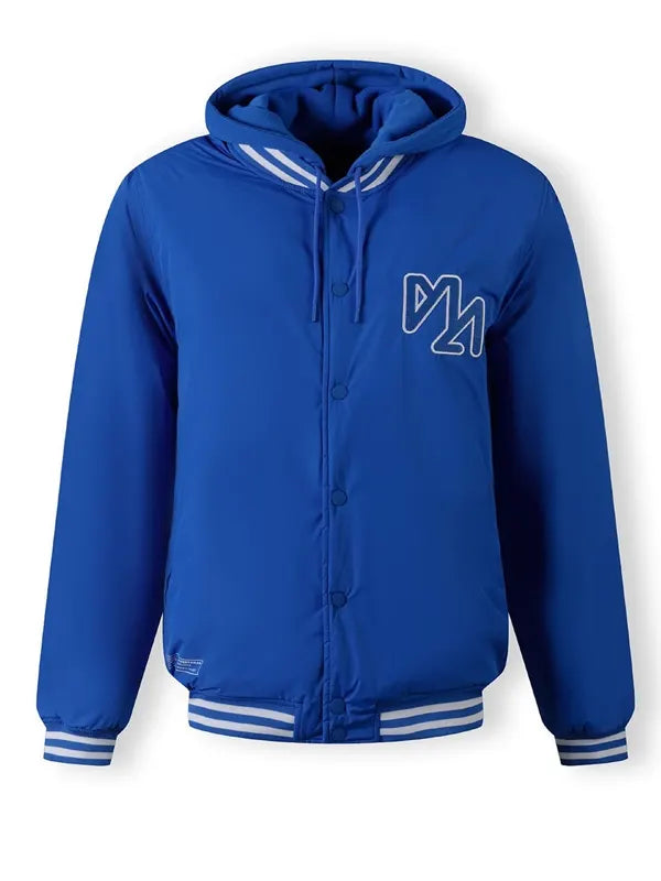 Cobalt Blue Hooded Jacket