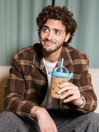 Coffee Photoshoot Antonio Cipriano Plaid Jacket